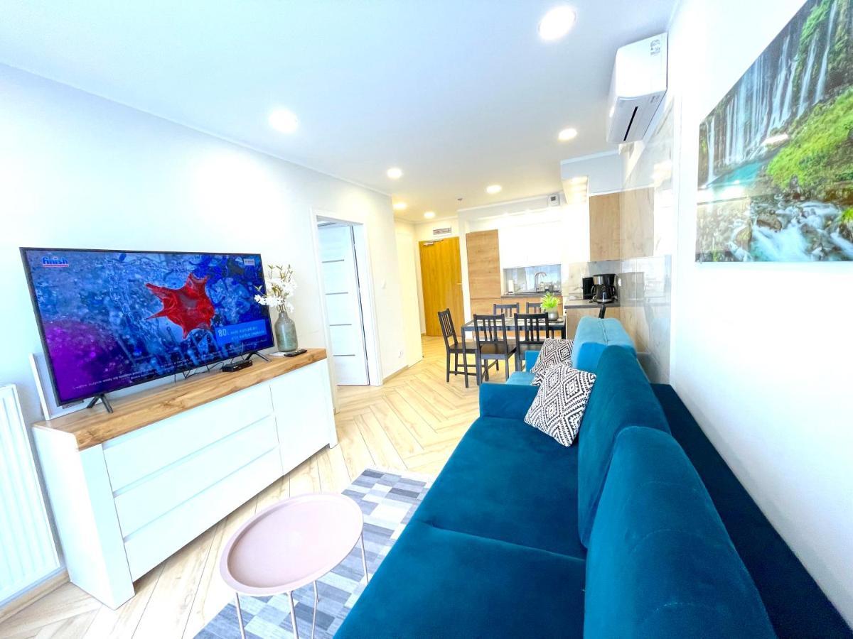 Apartament Superior Blue Przy Plazy- Free Pool, Saunas, Jacuzzi, Fitness, Salzgrotte Kolberg Exterior foto