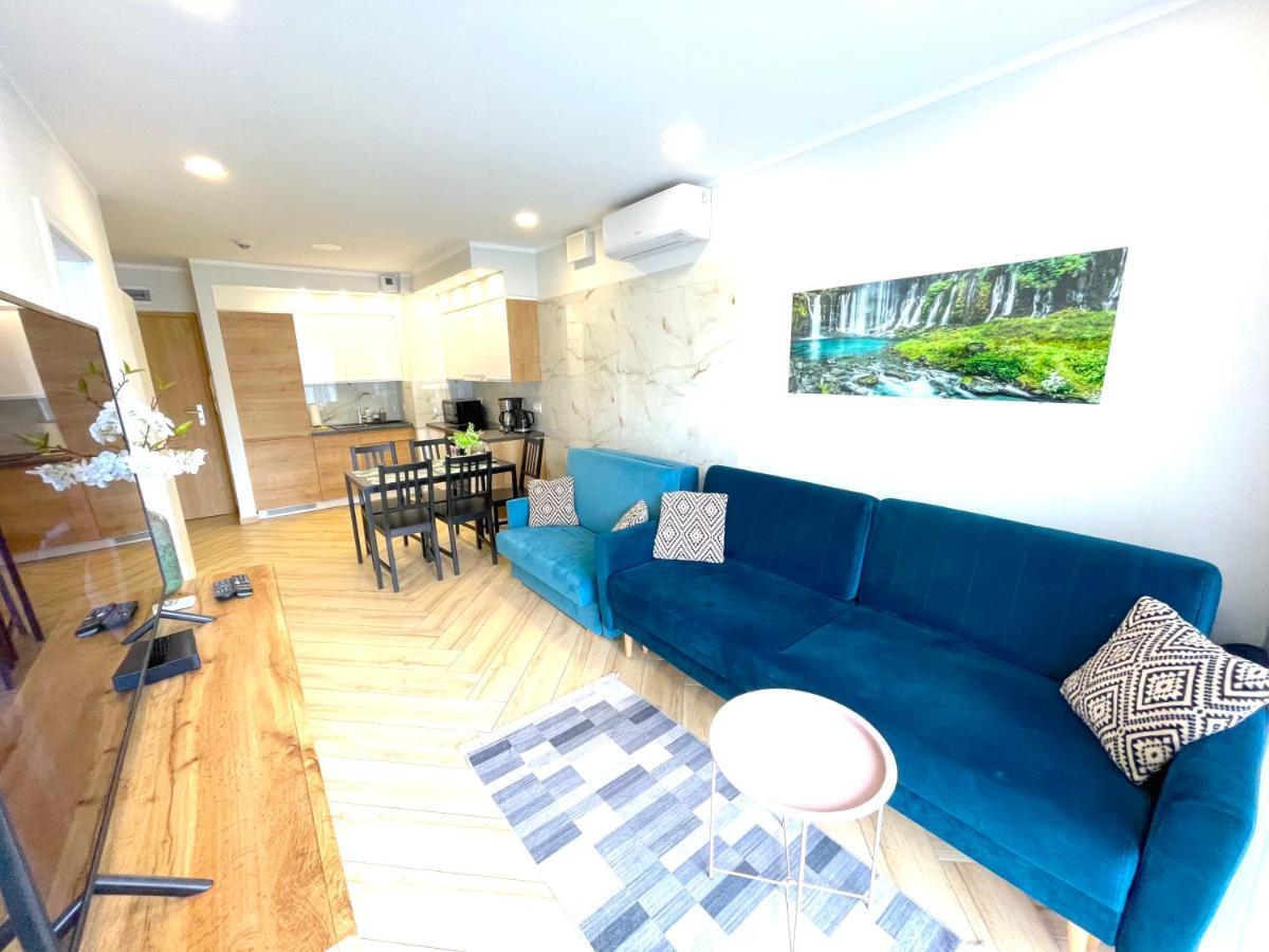Apartament Superior Blue Przy Plazy- Free Pool, Saunas, Jacuzzi, Fitness, Salzgrotte Kolberg Exterior foto