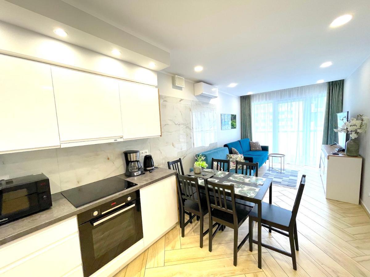 Apartament Superior Blue Przy Plazy- Free Pool, Saunas, Jacuzzi, Fitness, Salzgrotte Kolberg Exterior foto