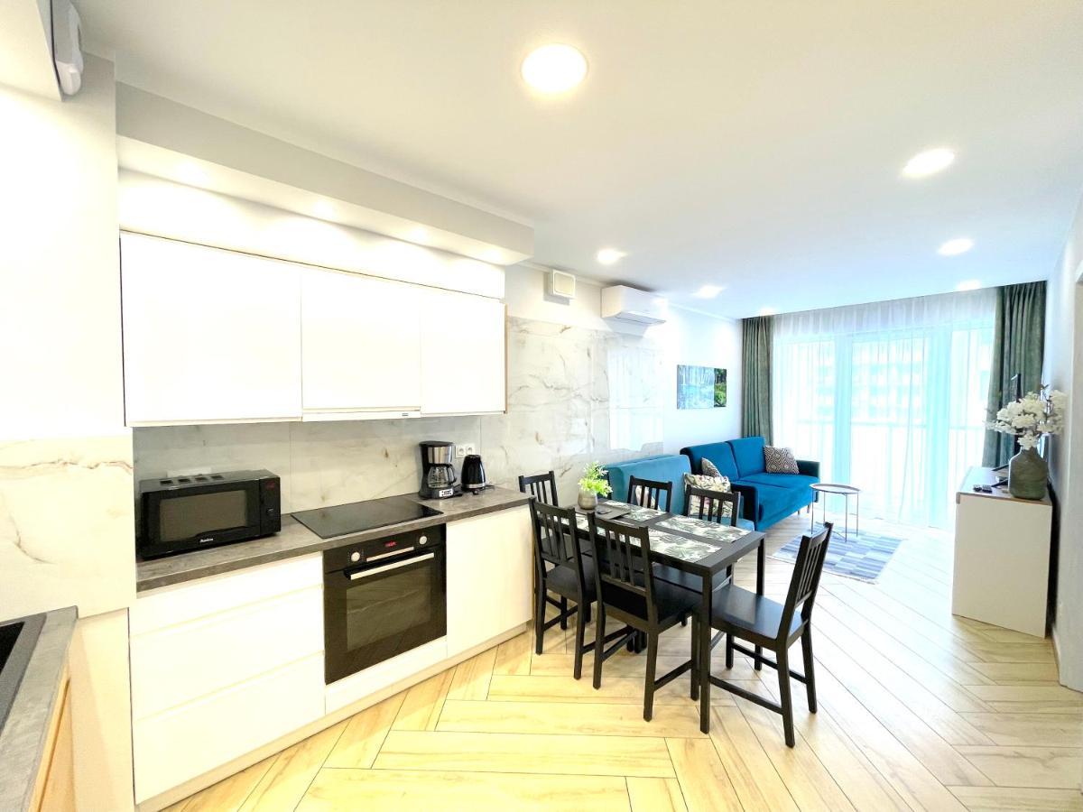 Apartament Superior Blue Przy Plazy- Free Pool, Saunas, Jacuzzi, Fitness, Salzgrotte Kolberg Exterior foto
