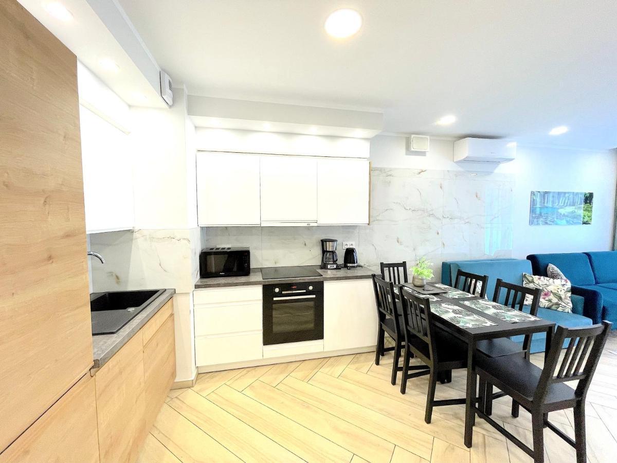 Apartament Superior Blue Przy Plazy- Free Pool, Saunas, Jacuzzi, Fitness, Salzgrotte Kolberg Exterior foto