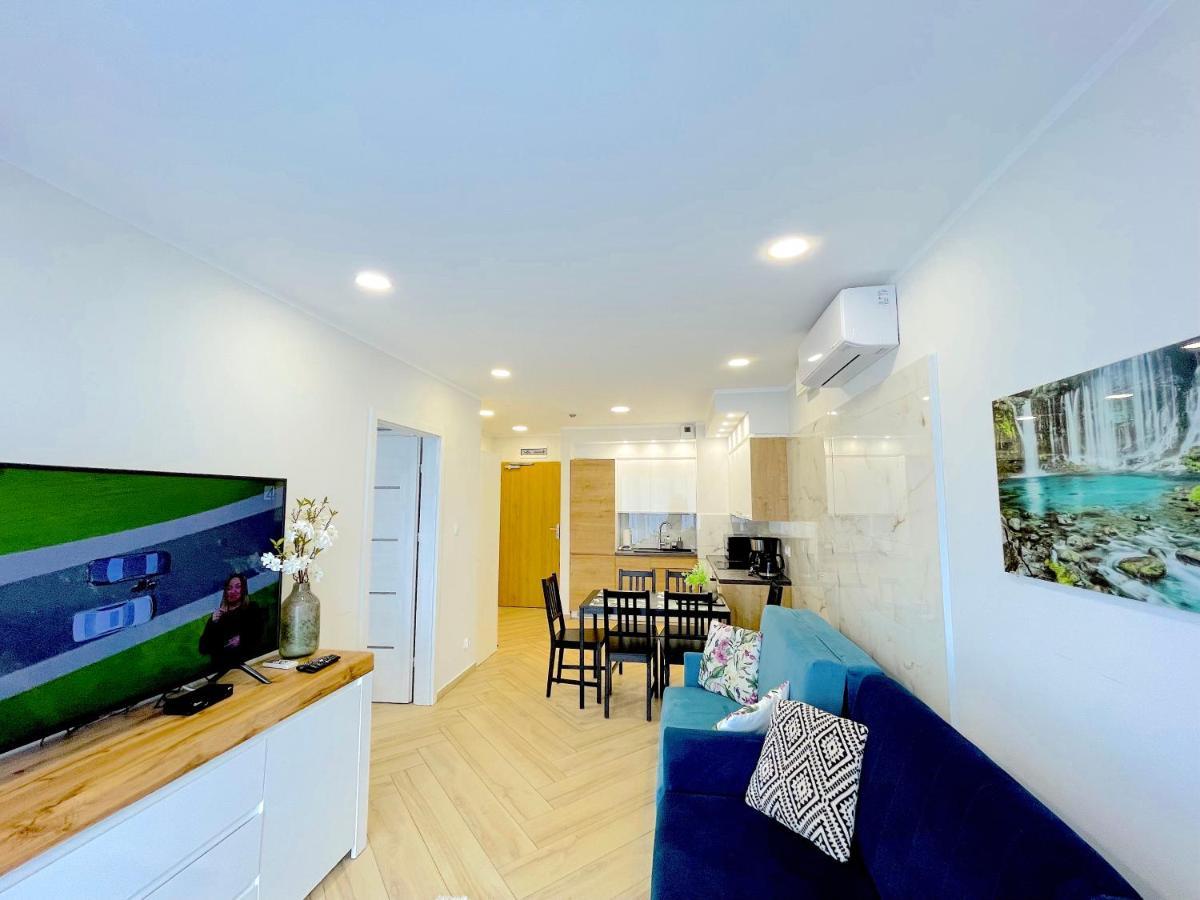 Apartament Superior Blue Przy Plazy- Free Pool, Saunas, Jacuzzi, Fitness, Salzgrotte Kolberg Exterior foto