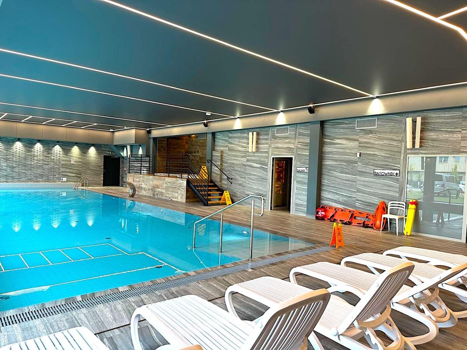 Apartament Superior Blue Przy Plazy- Free Pool, Saunas, Jacuzzi, Fitness, Salzgrotte Kolberg Exterior foto