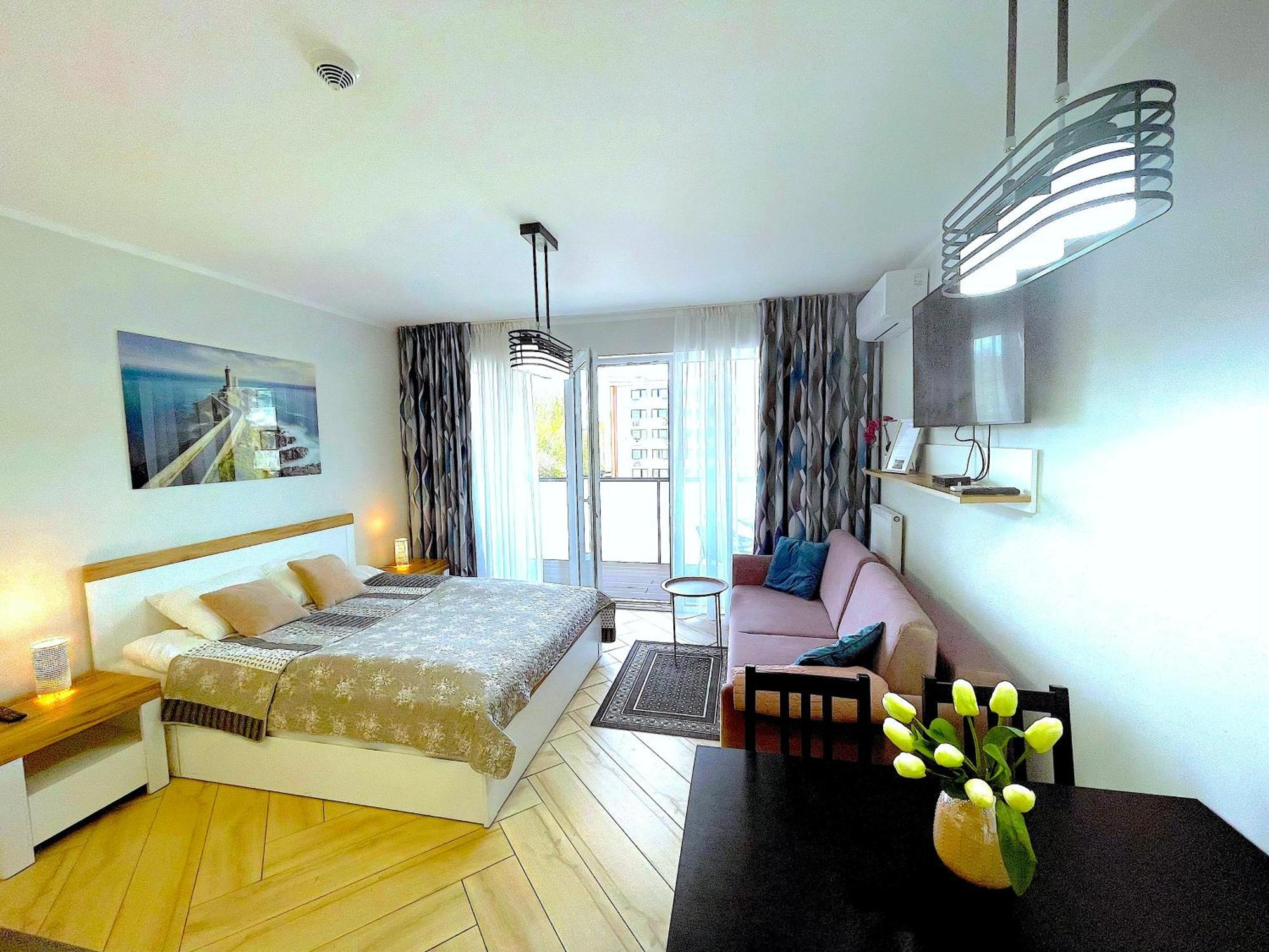 Apartament Superior Blue Przy Plazy- Free Pool, Saunas, Jacuzzi, Fitness, Salzgrotte Kolberg Exterior foto