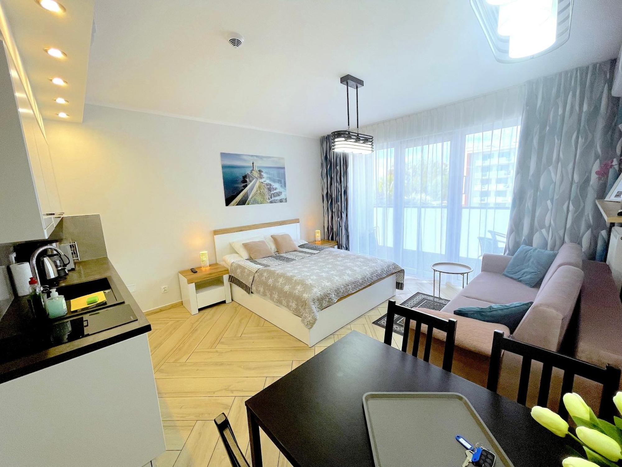 Apartament Superior Blue Przy Plazy- Free Pool, Saunas, Jacuzzi, Fitness, Salzgrotte Kolberg Exterior foto