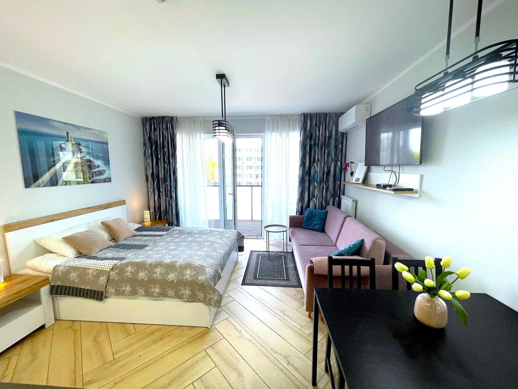 Apartament Superior Blue Przy Plazy- Free Pool, Saunas, Jacuzzi, Fitness, Salzgrotte Kolberg Exterior foto